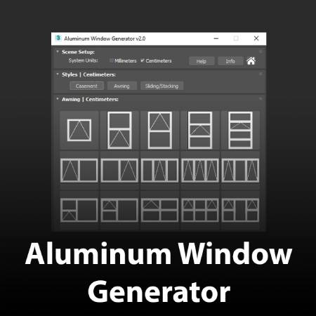450 x 450 | Aluminum Window Generator