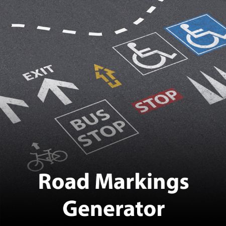 450 x 450 | Road Markings Generator